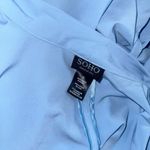 Soho Apparel  LTD. Women's Small baby blue Front Tie Top 3/4th sleeves​ Photo 3