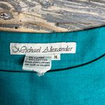 Vintage Michael Alexander shirt and skirt set size medium Blue Photo 2