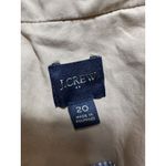 J Crew Light Tan Belted Trench Coat Size 20 Photo 6