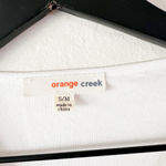 Orange Creek Embroidered Peasant Dress Women's S/M Photo 4