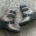 Sorel After Hours Wedge Moto Bootie Gray 9.5 Photo 0