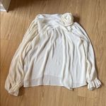 River Island  Cream Blouse with Ruffle Details Photo 3
