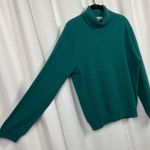 Kinross Cashmere Teal Green Turtleneck Long Sleeve Cashmere Sweater Sz.XL Photo 4