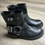 Universal Threads Universal Thread “Connor” Black Harness Ankle Boots – Size 6 Photo 0