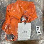 ONIA Hannah Low Rise Y2K Solid Persimmon Orange Bikini Bottom XS Photo 4