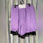 Halloween Spooky 2 Pair Black Purple Women’s Pajama Sleep Lounge Shorts NWT 3XL Size 3X Photo 3