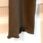 H&M Olive Green Long Sleeve Mock Neck Midi Dress Photo 5