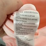 Good American Pink Ruched Spaghetti Strap High Slit Deep V Back Maxi Dress Photo 11