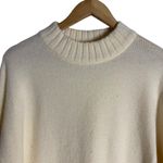 Tuckernuck  Cream Long Sleeve Mock Neck Oversized Knit Sweater Dress Size Medium Photo 1