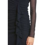 Fuzzi Ruched‎ Ruffle Long Sleeve Dress Size XXL New with Tags Photo 4