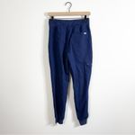 FIGS PETITE Navy Blue High Waisted Zamora Scrub Jogger Small Photo 5