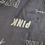 PINK - Victoria's Secret  Black Gold Soft Sleep Boxer Shorts Large Photo 3