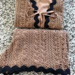 SheIn crochet two piece top tie front and shorts set Photo 0