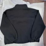 Madewell WOMENS MEDIUM Black Zip-Up Jacket oversized with Pockets Photo 6