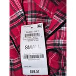 Charter Club Brand New  Women's Size Small 2 Piece Set Red Merry Plaid Pajama Photo 1