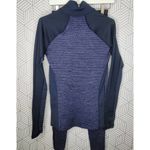 Calia By Carrie Blue Pullover/Leggings Workout Set Size M Photo 3