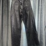 Wild Fable New 10 - High Rise Baggy Jeans Denim Wide Leg Silver Metallic Wash Photo 15