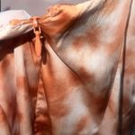 Forever 21 Cute Tie-Dye Orange Dress Small Photo 4