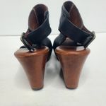 Kork-Ease  Berit 8 Wedge Slingback Platform Black Brown Sandal Bootie Leather Photo 5