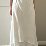 MSK vintage white tiered skirt Photo 0