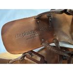 Vintage Stephane Kelian Brown Leather And Wood Platform Wedge Sandals Sz 9.5 Photo 9