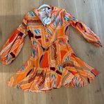 Kindred NWT  Boutique Orange Printed Dress Photo 0