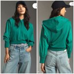 Anthropologie Pilcro Fabric Mix Hoodie Photo 2