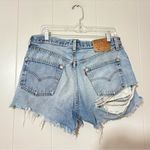Levi's Vintage  501 Shorts Womens Blue Button Fly High Waisted Cut Off USA Size 31 Photo 7