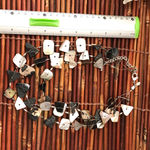 Chico's  Sea Shell Triple Strand Wire Necklace Photo 4