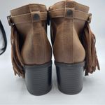 Circus by Sam Edelman Circus Sam Edelman Brown Fringe Ankle Boots Booties 9.5 Jolie Faux Leather Photo 10