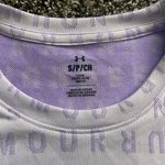 Under Armour Tech Wordmark Jacquard Short Sleeve T-Shirt Womens Small 1384240 Photo 3