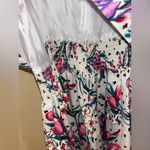 VINTAGE 80S 2 PIECE CROPPED TOP DRESS 12 White Photo 10