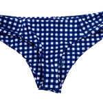 Show Me Your Mumu  Mermaid Blue White Check Bikini Bottoms Women's Size Small S Photo 0