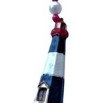 Lighthouse Beaded Necklace Pool Parade Cruise Party New July 4th Church Black Photo 5