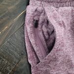 Pacific trail  Cozy Drawstring Pull On Shorts Heathered Eggplant Women's Size S Photo 2