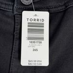 Torrid Jeans Women 26 Short Black Luxe Skinny Casual Neutral Minimal Grunge Punk Photo 9