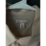 Gap  Women's Button Up Shirt XS Light Pink Cotton Silk Blend Photo 6