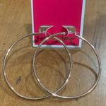 Juicy Couture  Large Gold Basic Hoop Earrings Brand New Photo 3