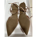 Journee Collection NEW Journee Taupe Theia Ankle Tie Flat 7 $75 Photo 6