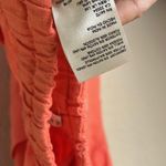 Pilcro  peach embroidered linen blend pants Photo 8