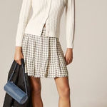 J.Crew  Pleated prep skirt in foulard print Photo 0