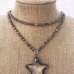 Star Necklace Black Photo 0