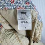 Levi's Levi’s Crafted With Pride Khaki Casual Cargo Shorts Women’s 12 Outdoor Gorpcore Photo 4