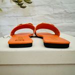 Boutique Orange Chain Sandals Photo 6