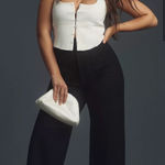 Anthropologie The Colette Ponte Crop Wide Leg Pants 2 minimalist flattering Photo 0