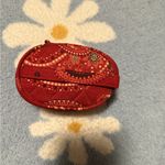 Vera Bradley  Red Quilted Cosmetic Bag Photo 1