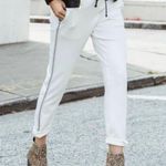 Koral Activewear metallic bead embellished egret vanilla scuba sweatpants pants Photo 0