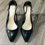 Cole Haan  Black Leather Cut Out High Heel Pumps Size 7 Photo 2
