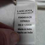 Lascana White Ruffle Eyelet Viscose Three Quarter Sleeve Blouse Size 8 Photo 10