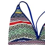 Coastal Blue  NWT One Piece Swimsuit V-Neck Colorful Beach Vacation Sz XL 16/18 Photo 2